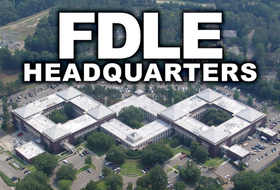 Aerial photograph of FDLE headquarters building.